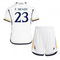 Camiseta Real Madrid Ferland Mendy #23 Primera Equipación para niños 2023-24 manga corta (+ pantalones cortos)